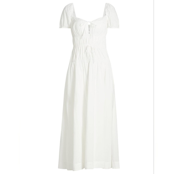 Reformation Rhett Organic Cotton Midi Dress - Picture 3 of 13